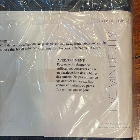 Anthropologie yoga mat- Skinny Foldable Travel Yoga Mat. - Picture 8 of 11